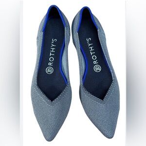 Rothy's Women's Black/ Gray and Blue Flats
